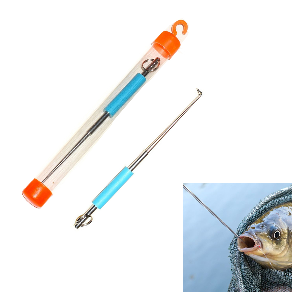 Fishing Hook Sharpener - ステンレス鋼のフィッシュフックリムーバー,安全性,抽出器付き,迅速な分離装置,釣りツール,1個