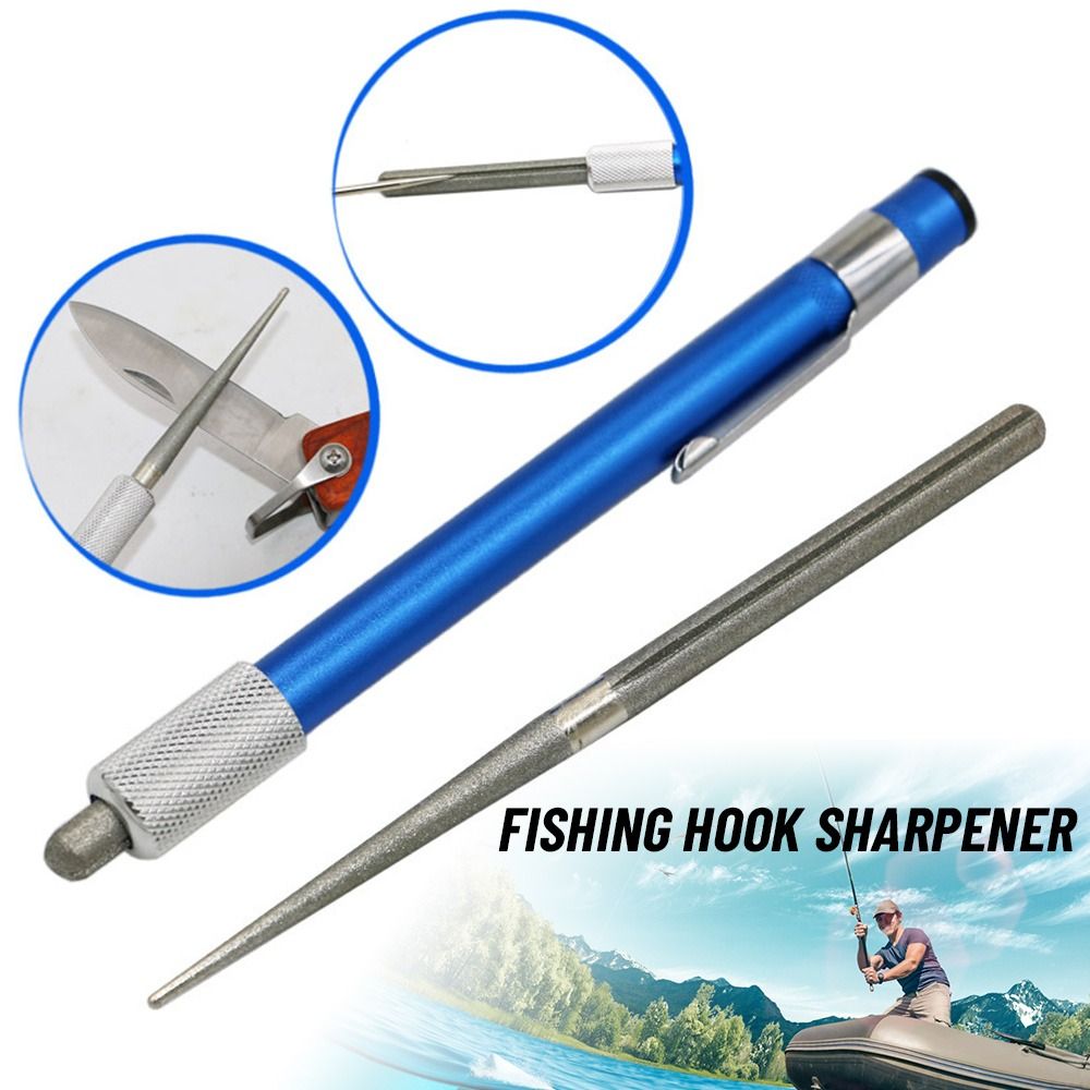 Fishing Hook Sharpener - 高品質の釣り針,ダイヤモンドペンの形をした屋外ツール,新しいコレクション