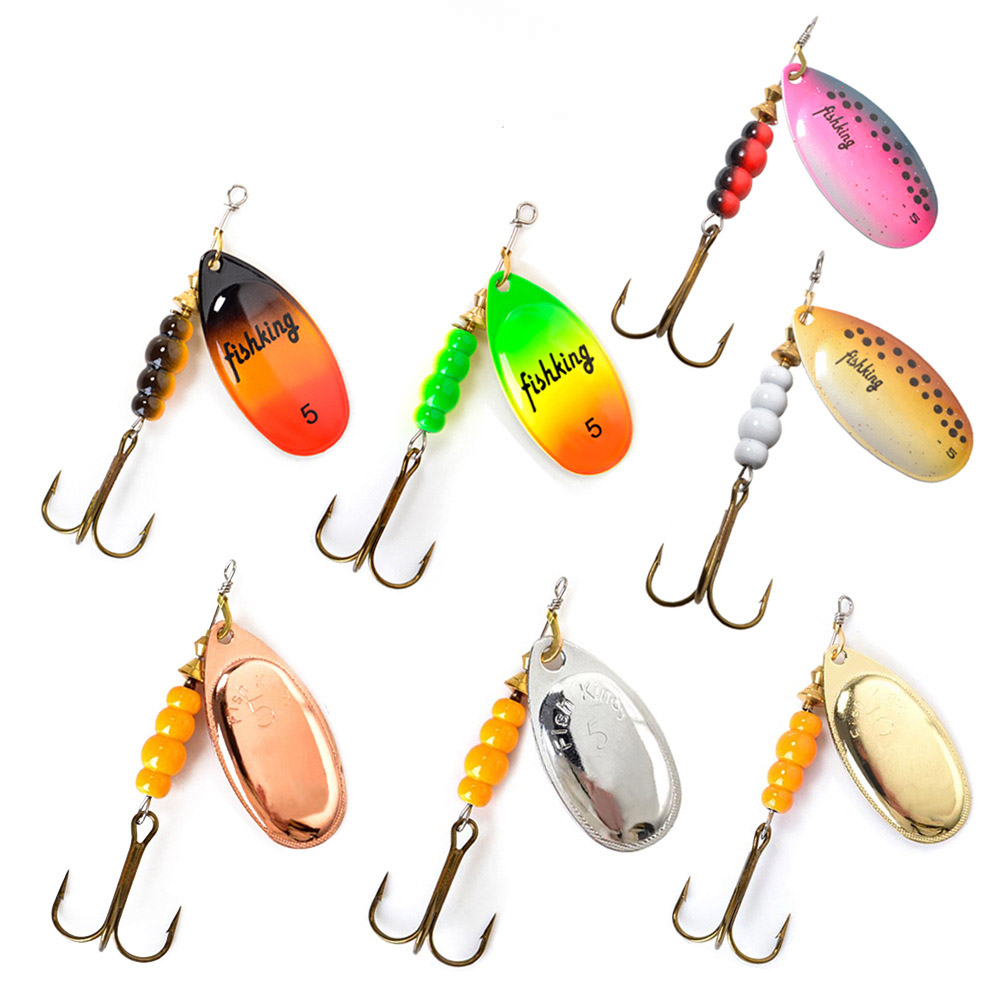 1 個スピナー餌 3.9/4.6/7.4/10.8/15 グ - Fishing Hook Treble のレビューと価格