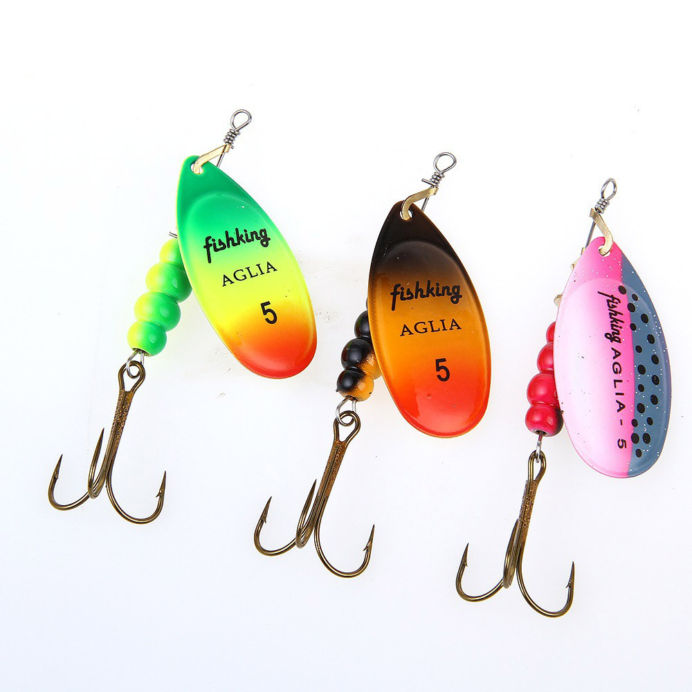 1 個スピナー餌 3.9/4.6/7.4/10.8/15 グ - Fishing Hook Treble のレビューと価格