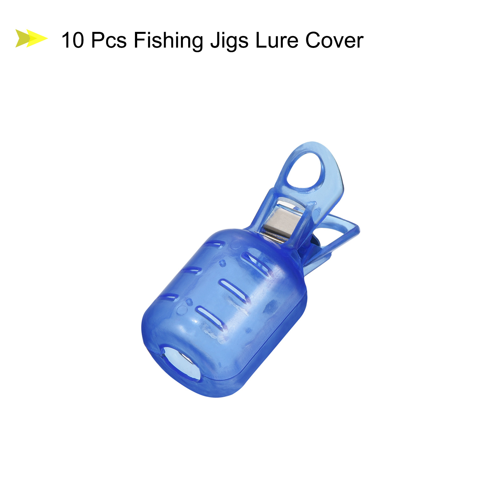 10 個小型イカジグフックプロテクターケース釣りフックカバー - Fishing Hook Box のレビューと価格