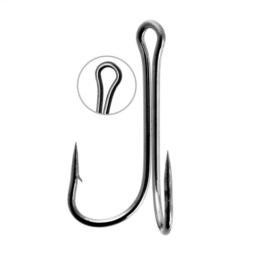 バーブ付きフィッシュフック 10個入り 高炭素鋼 トレブルフ - Fishing Hook Treble のレビューと価格