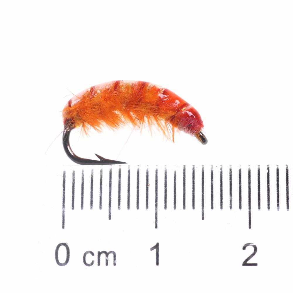 6個/8個 # 10個の速沈チェコニンフスカッドバグワームフ - Fishing Hook Size のレビューと価格