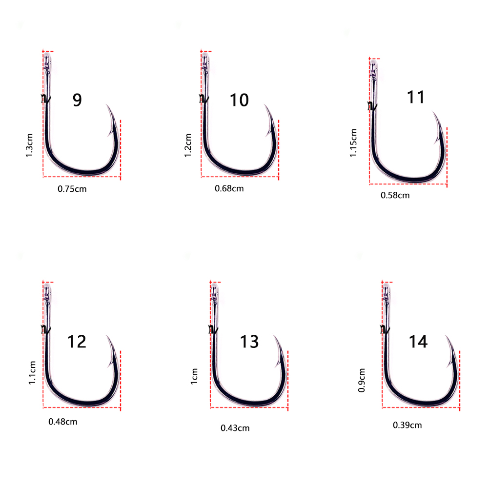 高炭素鋼釣り針,20個セット,フライフィッシング用アクセサリ - Fishing Hook Assortment のレビューと価格