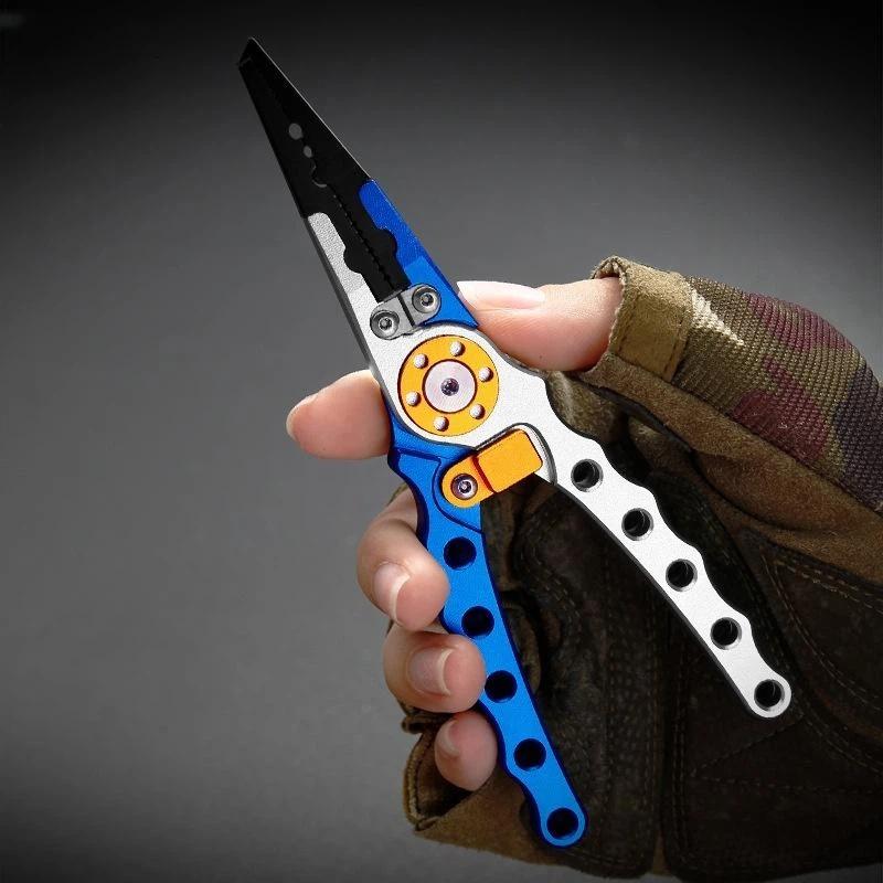 錆びにくいアルミニウム合金製フィッシングプライヤー、滑り止め - Fishing Hook Sharpener のレビューと価格