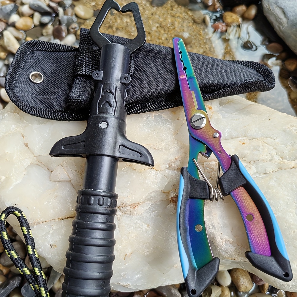 釣り用プライヤーとグリッパーセット、魚の口掴み器、釣り用プラ - Fishing Hook Sharpener のレビューと価格