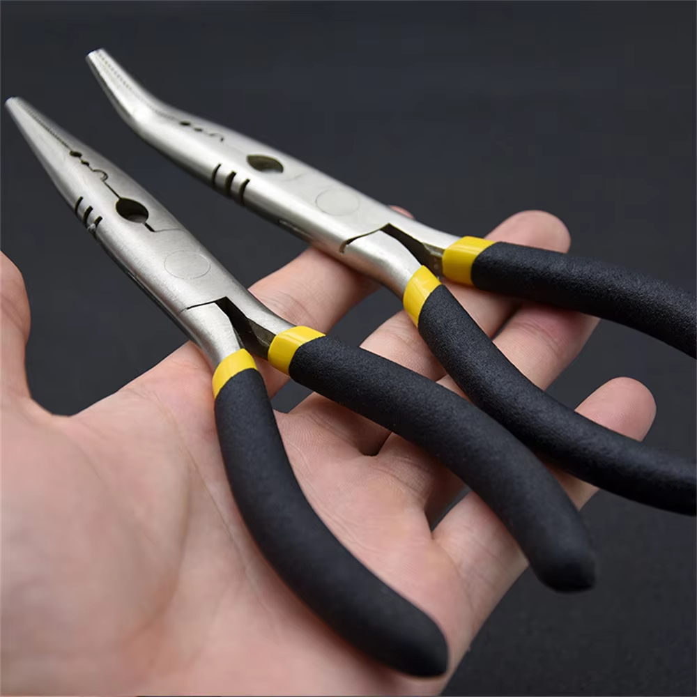 ステンレス鋼の釣りペンチ,フックの取り外し,多機能,ラインカ - Fishing Hook Sharpener のレビューと価格