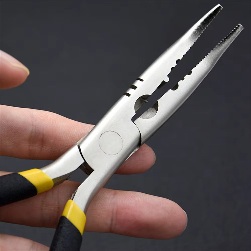 ステンレス鋼の釣りペンチ,フックの取り外し,多機能,ラインカ - Fishing Hook Sharpener のレビューと価格