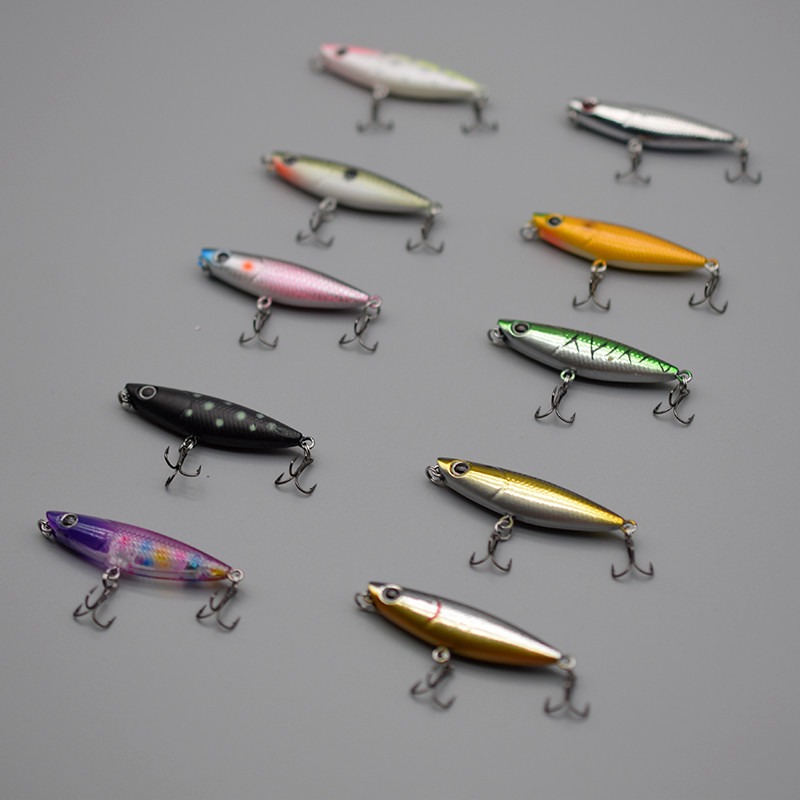 1 個ジグザグ犬フローティングトップウォーターペンシル 45 - Fishing Hook Treble のレビューと価格