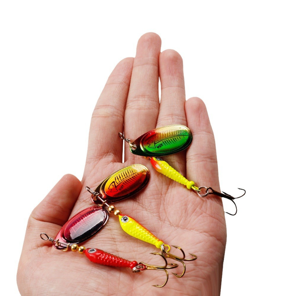 10 ピース/セットスピナールアー 9.1 グラム 7 セン - Fishing Hook Treble のレビューと価格