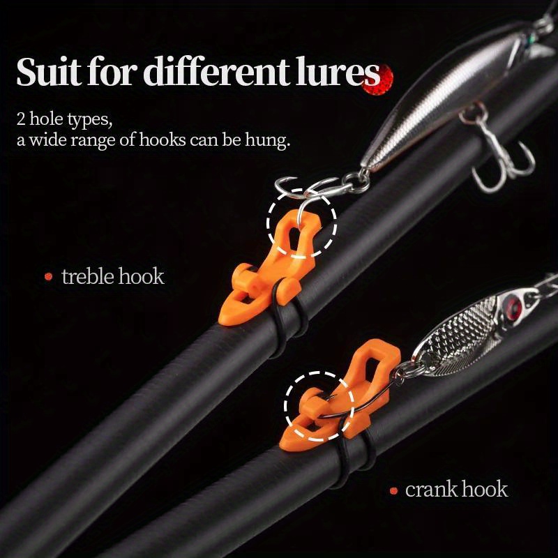 5 個釣り竿ポールフックキーパールアーベイトホルダールアーア - Fishing Hook Jig のレビューと価格